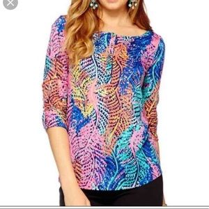 NWOT Lilly Pulitzer Electric Feels Porter Feather